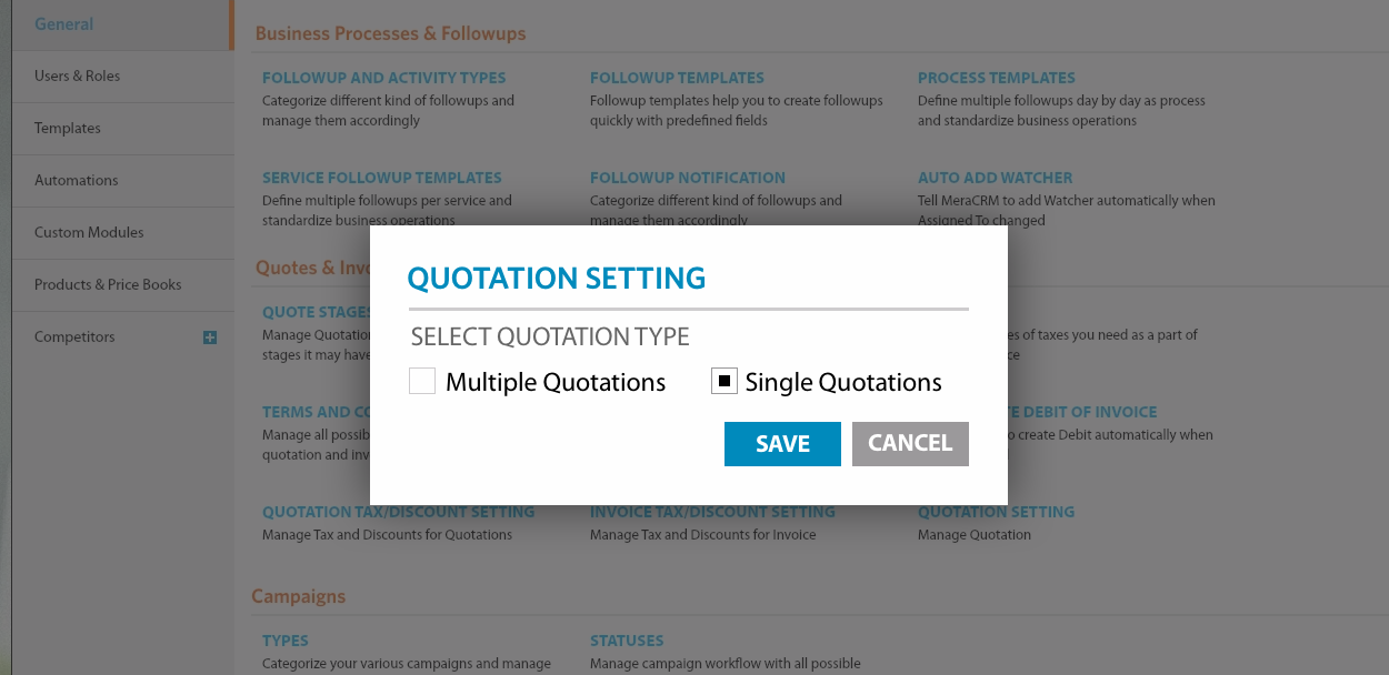 Option added in product-price custom field to sync it with quotation